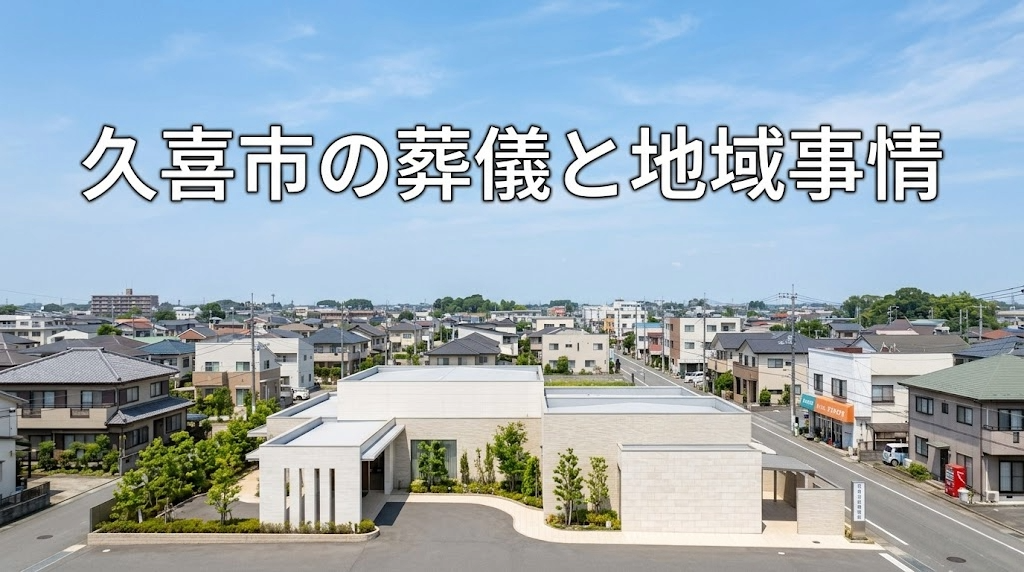 1. 久喜市で葬儀や家族葬を検討する前に知っておきたい地域事情