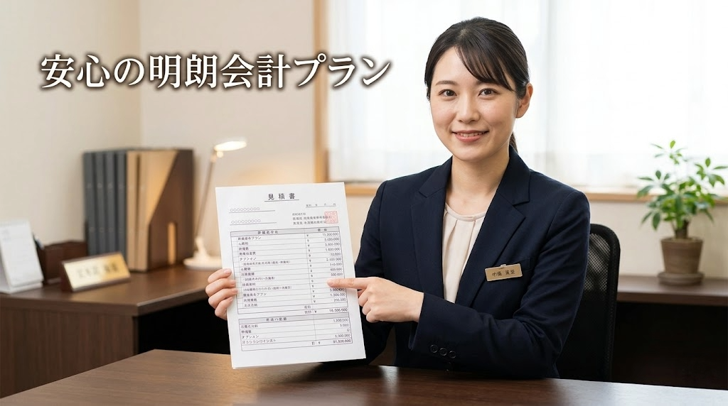 業界最安水準の価格設定と明朗会計