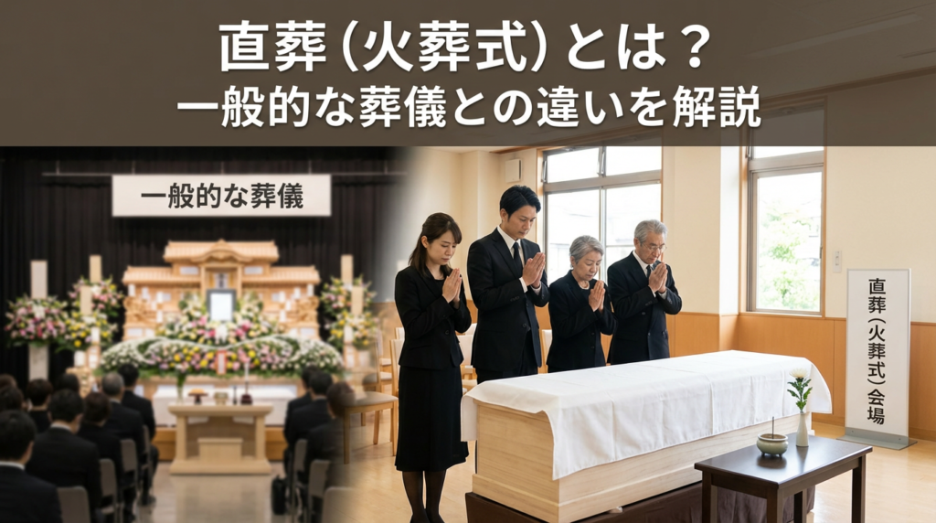 1. 直葬（火葬式）とは？一般的な葬儀との違いを解説