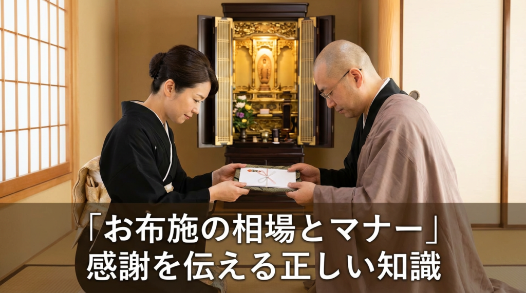 お布施の相場はどのくらい？お坊さんへ渡す際のマナーやタイミング