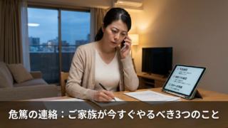 病院で「危篤」と言われたら。家族がすぐ準備・確認すべきことリスト