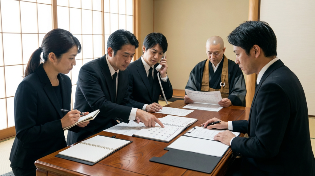 2. お通夜・告別式の日程と流れの決め方