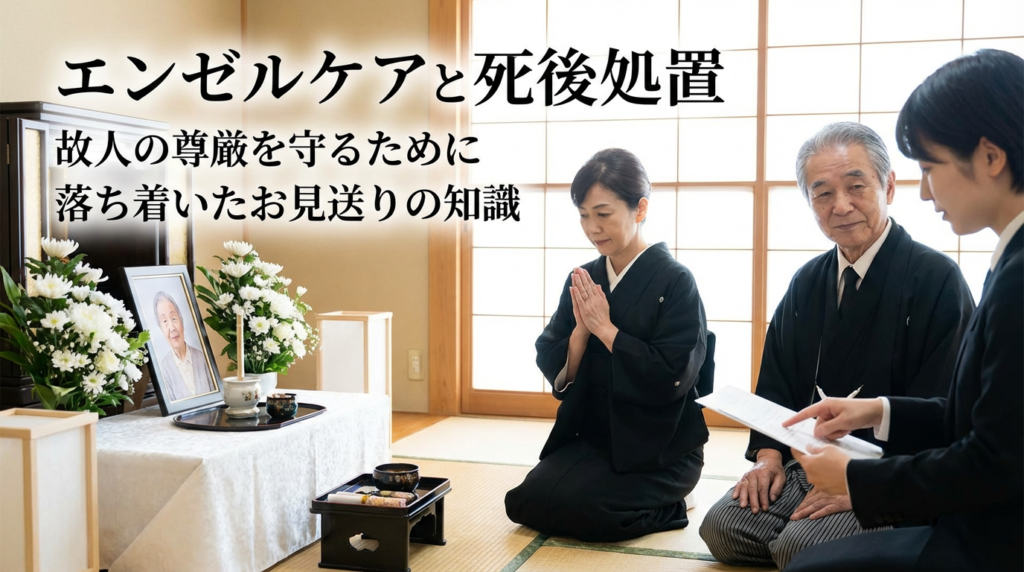 エンゼルケアと死後処置の違いとは？目的・内容・看取り後の流れを徹底解説